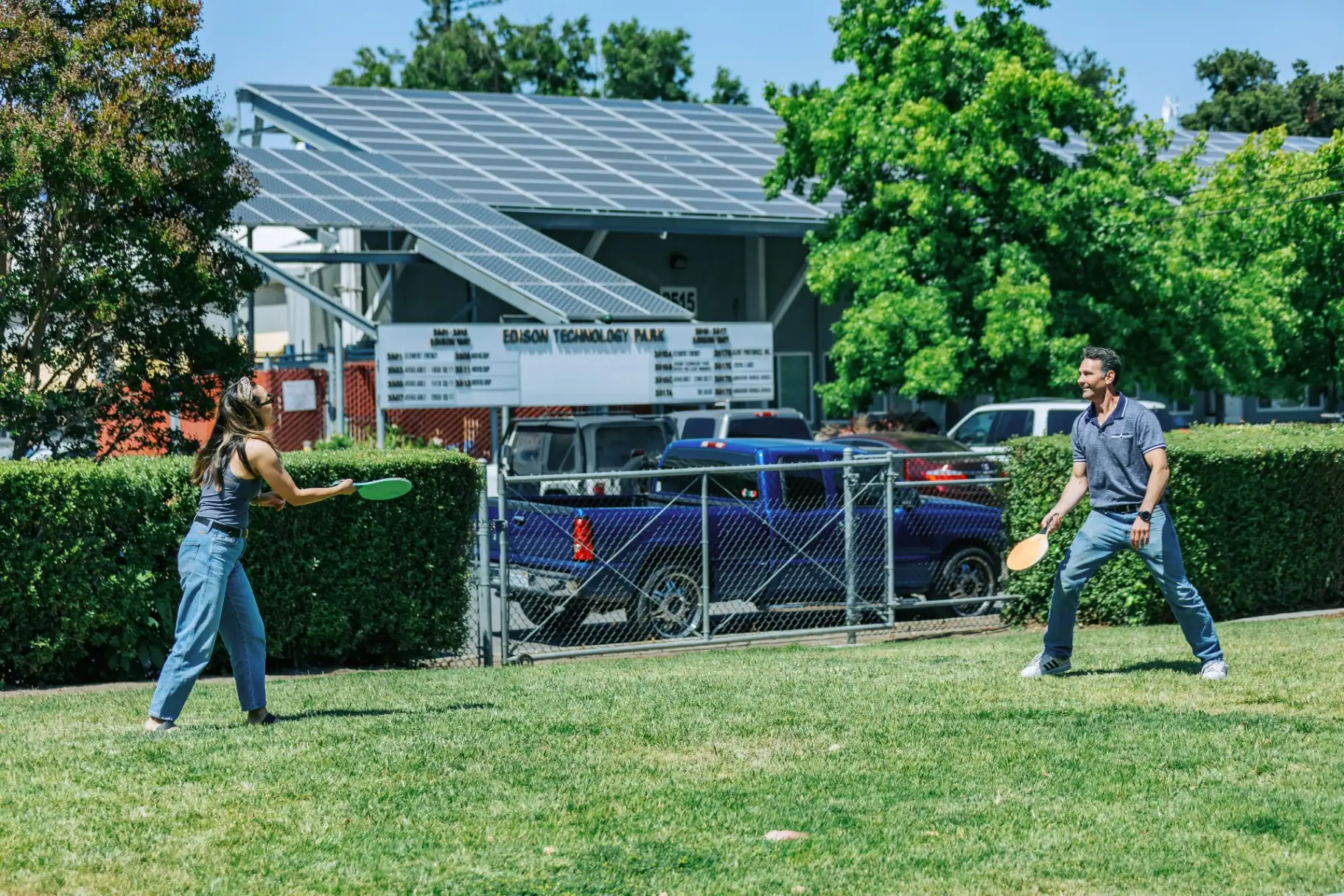 Modern technology workspace at Edison Technology Park